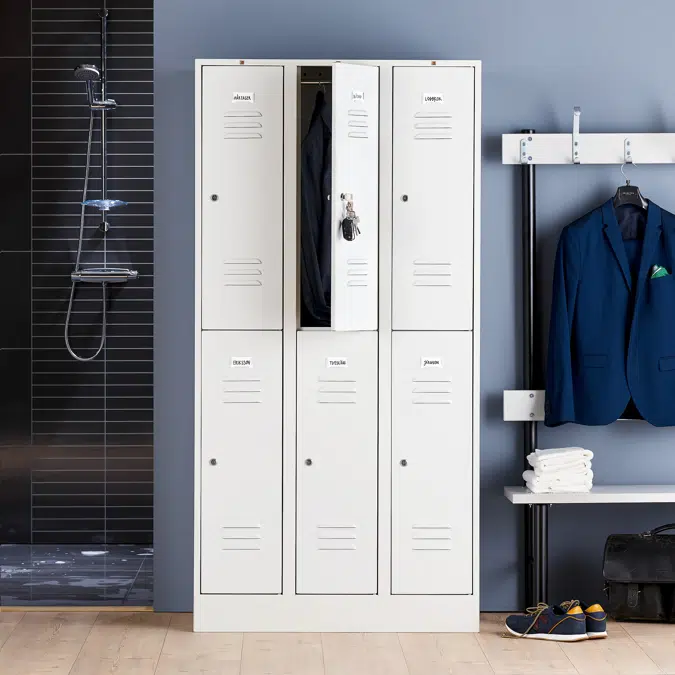 Campus 6 Door Compartment Locker