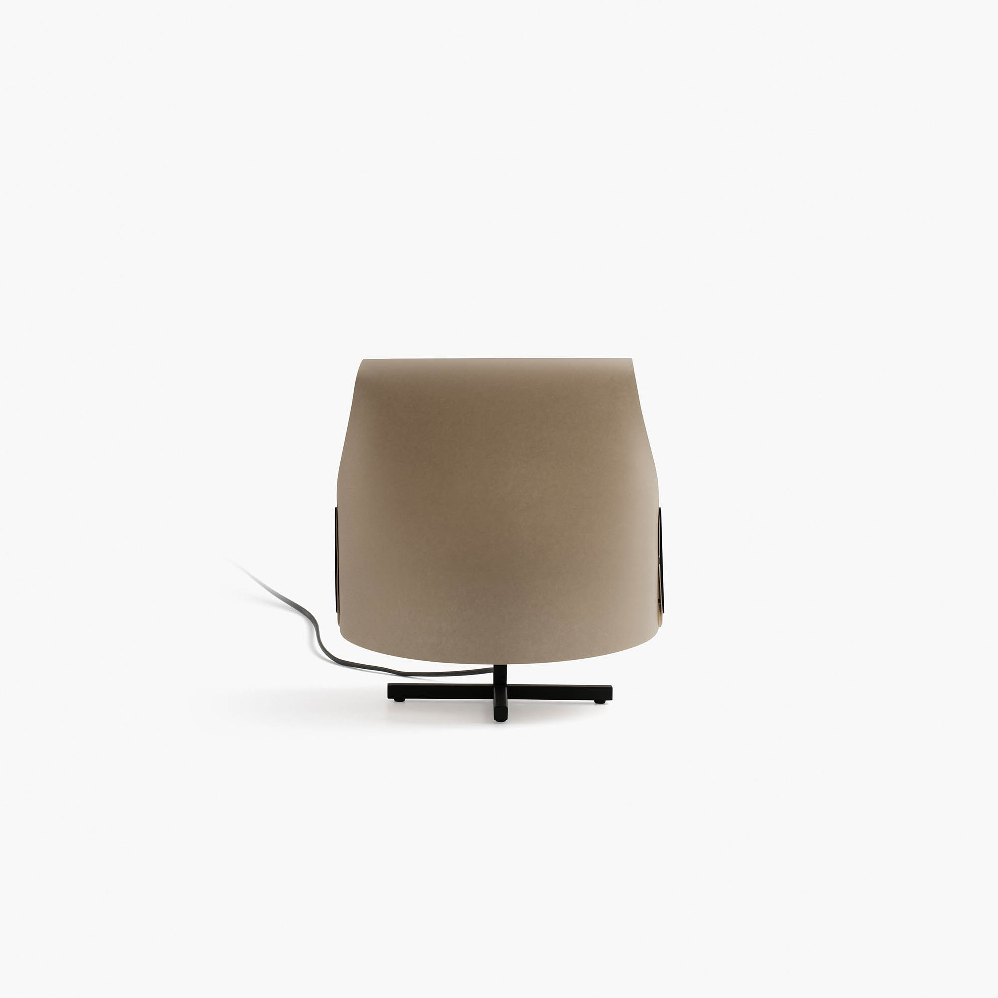 LUANG S Black/camel table lamp