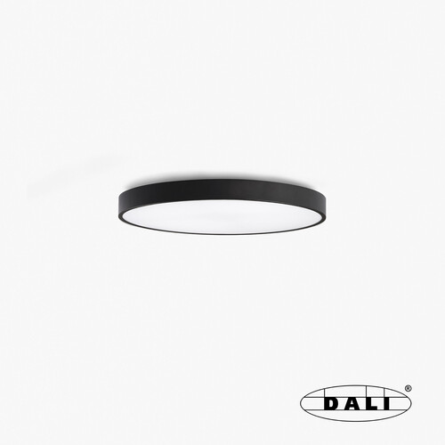 DOMIO siyah surface Ø600 43W opal 3000K CRI80 DALI