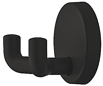 Wardrobe hooks, Polyamide, with 2 hooks, round rose - 842.62.090