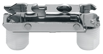 Mounting plate, Steel, for press fitting with pre-mounted dowels - 342.22.070