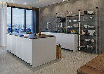 SetFonksiyonel, 2 tarafta kapalı profille, raflar için L-montaj - 806.55.304