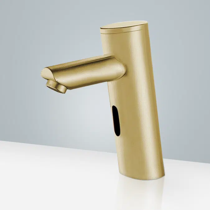 Brushed Gold Thermostatic Touchless Faucet
