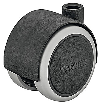 Twin wheel castor, Load bearing capacity 35 kg - 661.74.600