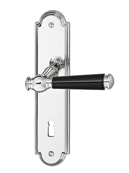 Door handle set, brass, Jatec, Sanssouci S 949/990 - 900.91.203