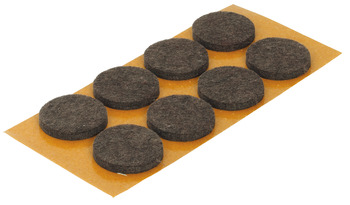Furniture glide, round, self-adhesive, synthetic felt - 650.06.104