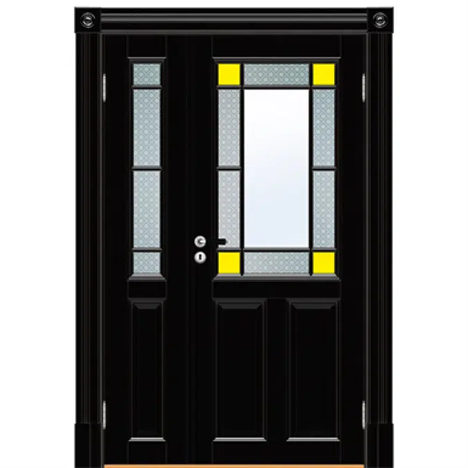 Superior Arv 7225 Double Unequal Interior Door