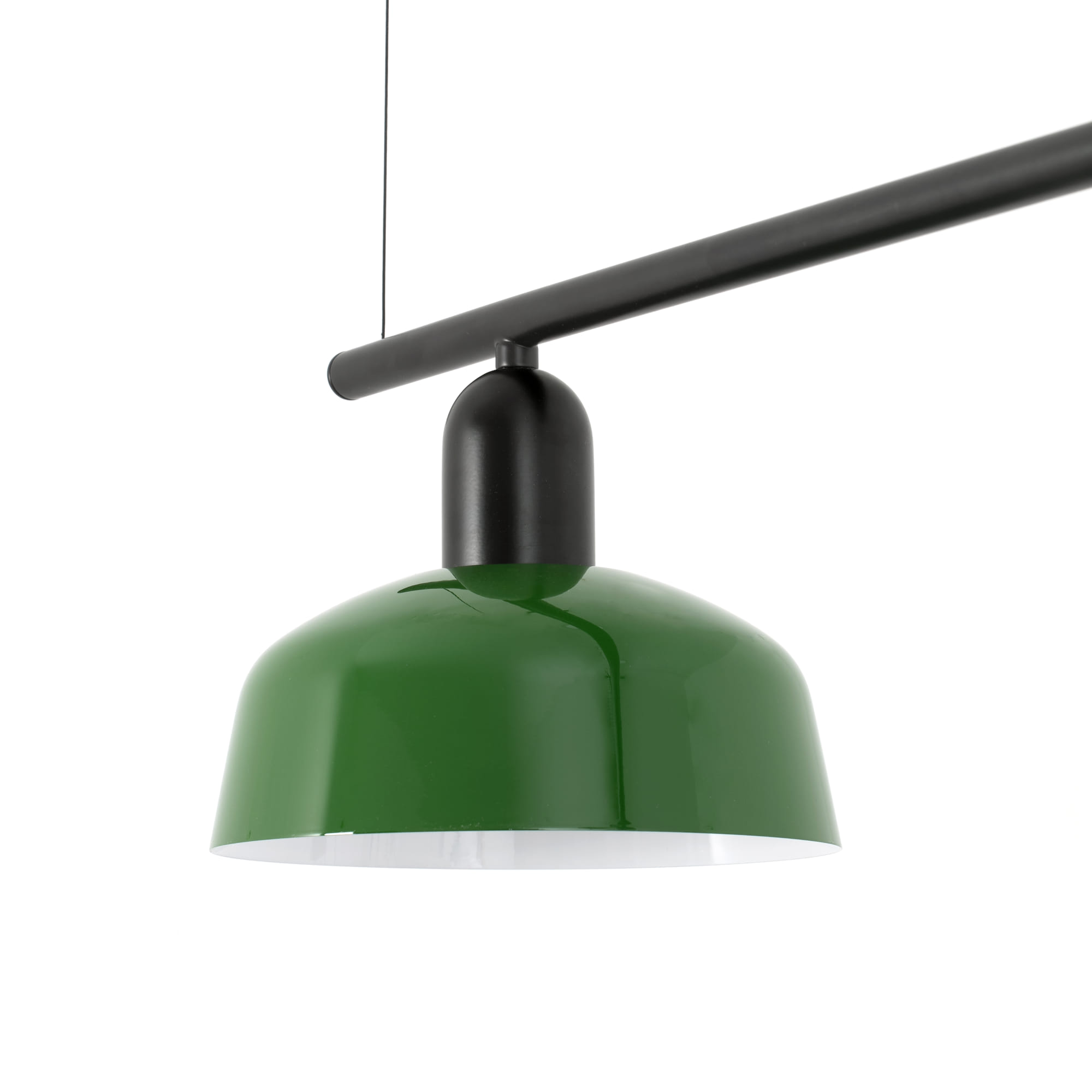 TATAWIN S metal 3L green pendant lamp