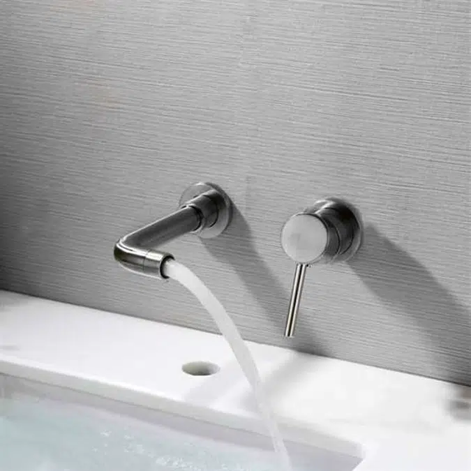 Varese Chrome Wall Mount Basin Faucet
