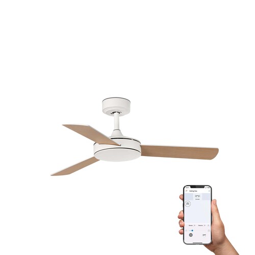 MINI MALLORCA S beyaz/maple fan TUYA