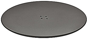 Foot plate, Round, with mounting plate - 638.48.331