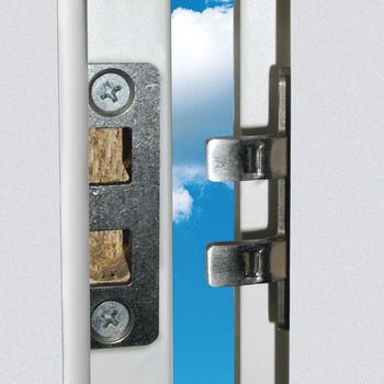 Hinge side protection, TAS 102, Abus, stainless steel - 911.42.005