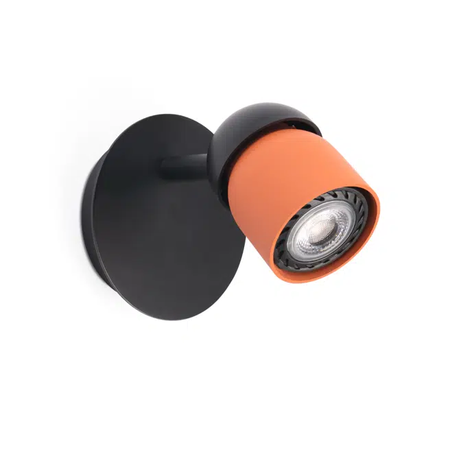 40663 - COCO Siyah/Terakota Duvar Lambası 1L