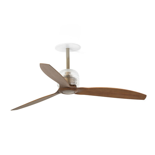 DECO FAN RECESSED M Old gold/walnut fan