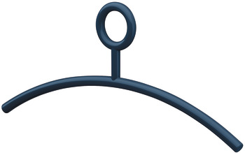 Coat hangers, Polyamide, ring, fixed hook - 804.57.150