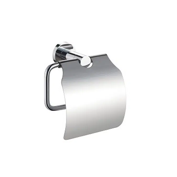 Toilet Paper Holder with Lid LEO 580.41.040