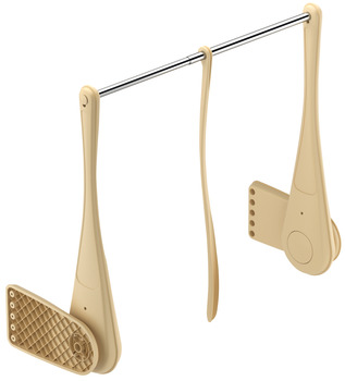Wardrobe lift, Only, for fitting to side panel, load bearing capacity 12 kg - 805.21.400