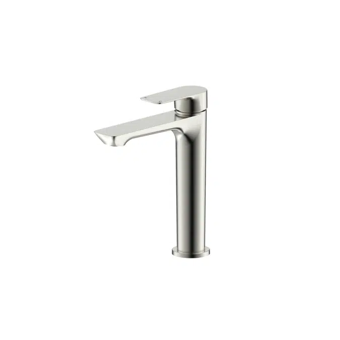 Milli Trace Medium Height Basin Mixer Brushed Nickel 2266012