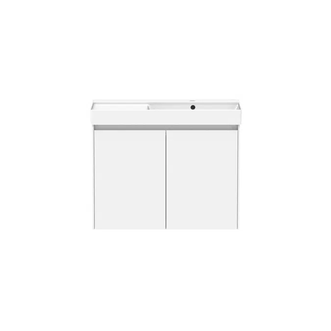 Ona Matte White All Door Right Hand Bowl Vanity 800mm 22445