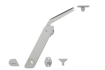 Stay flap fitting Free flap H 1.5 - 372.28.611