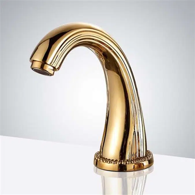 Gold Touchless Basin Faucet