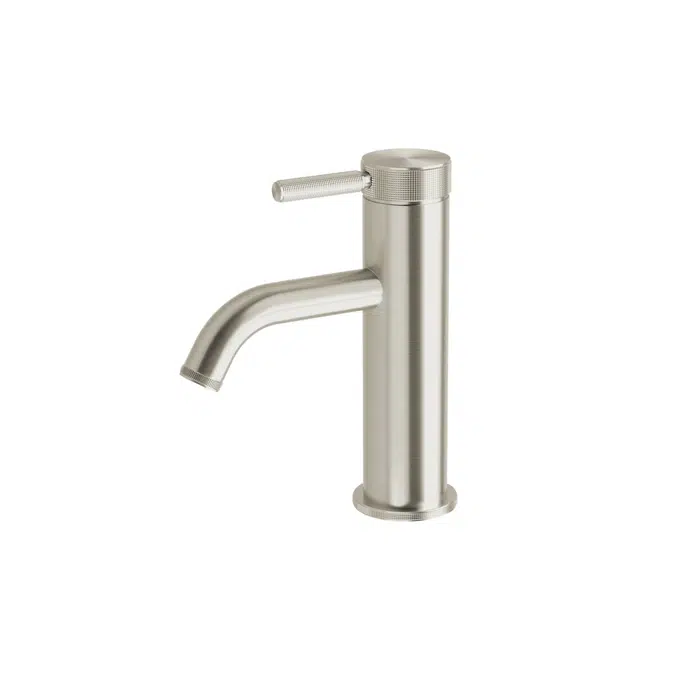 Milli Etch Brushed Nickel Basin Mixer Tap 21348