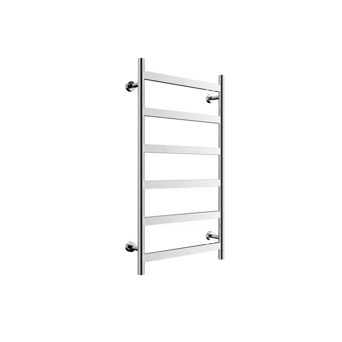 Mizu Stream 600 x 1050mm Polished Stainless Steel Heated Towel Rail 9508760
