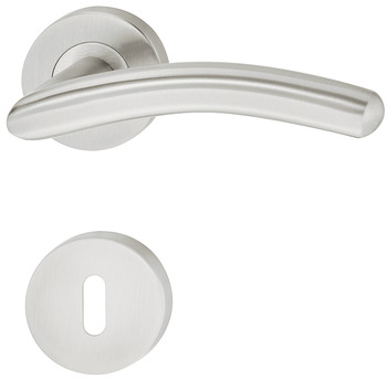 Kapı kulpu seti, Paslanmaz çelik, Startec, model LDH 2184 - 903.91.300