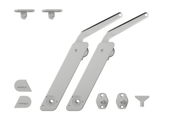 Stay flap fitting Free flap H 1.5 - 372.28.500