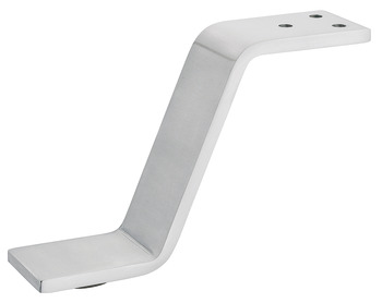 Furniture foot, with plate, without height adjustment, with felt glide - 634.84.010