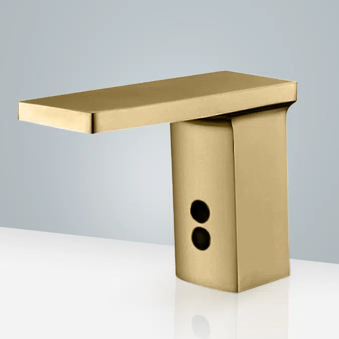 Brushed Gold Touchless Basin Faucet