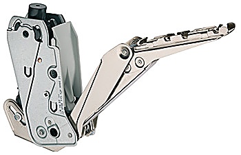Stay flap fittingFree flap 1.7, industrial packaging, opening angle 107° - 372.91.175