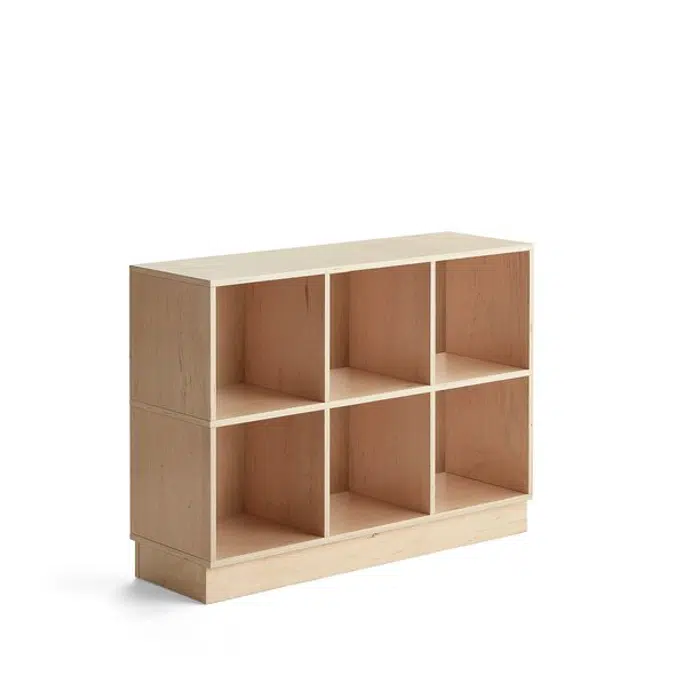 Rico 6-Compartment Storage Unit with Plinth