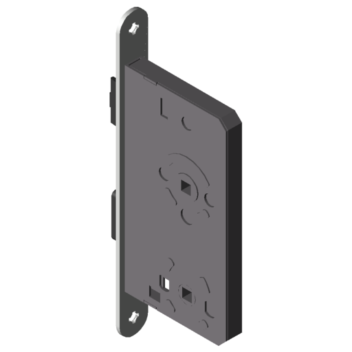 Mortice lock, For hinged doors, Startec, grade 3, bathroom/WC - 911.33.059