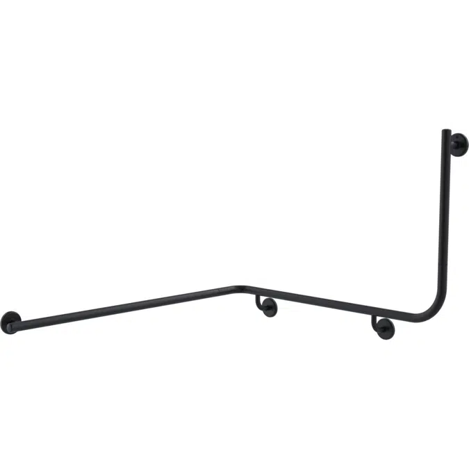 Drift Matte Black Left 90 Degree Grab Rail 1110x1030x600mm 2266551