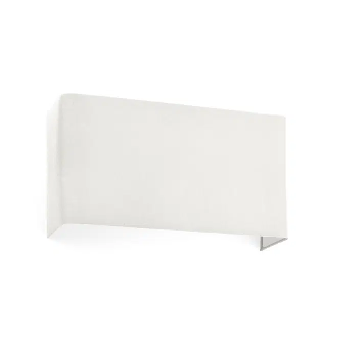 66413 - COTTON RCT Horizontal Beige Wall Lamp 2L