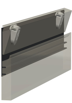 Handle profile, Aluminium, concealed - 126.30.000