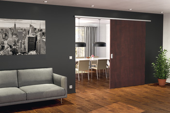 Sliding door fitting, Hawa Junior 100 Z, set - 941.04.004