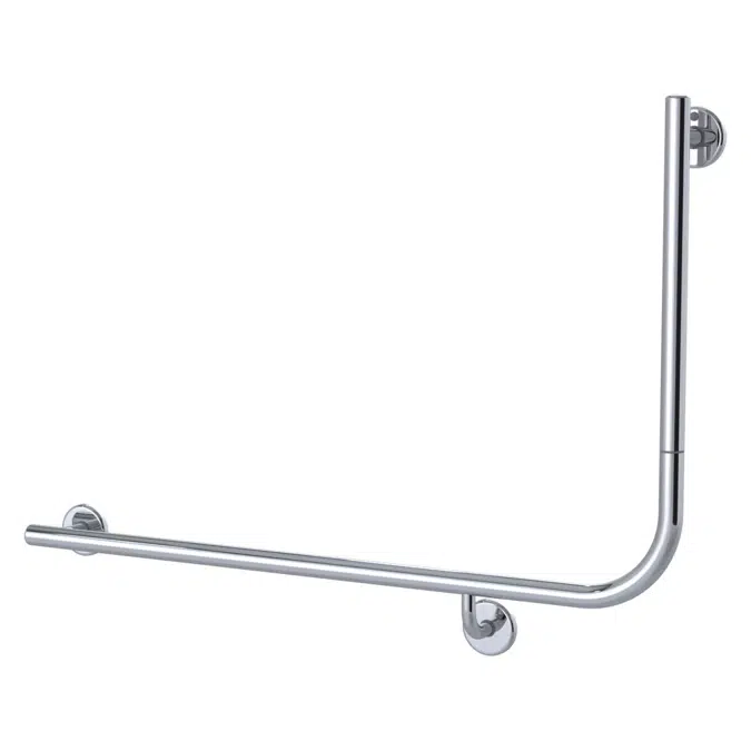 Drift Polished Stainless Steel Left Hand Grab Rail 935x600mm 2266542