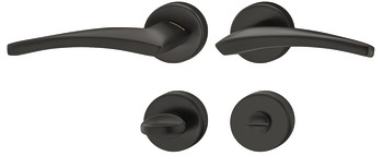 Door handle set, Brass, grade 3, Startec LDH 3310 - 900.93.455