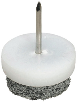 Furniture glide, Felt, Height 8 Mm - 650.20.304
