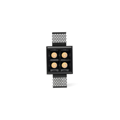 TROOP TRIMLESS Recessed siyah 4x2W 48° 2700K CRI90