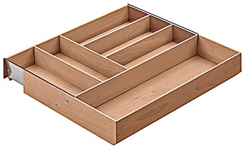 Inserts accessories, Blum Tandembox, wood, cabinet width 450–700 mm - 555.38.353