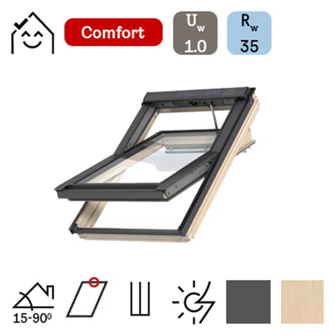 GLL 6430 Güvenlik Camlı Çatı Penceresi