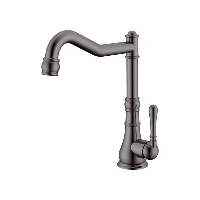 Milli Voir İngiliz Lavabo Bataryası Büyük Fırçalanmış Gunmetal 2265543