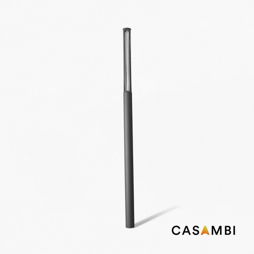 SCREEN 3700 Dark grey pole lamba 2700K 360º wide CASAMBI