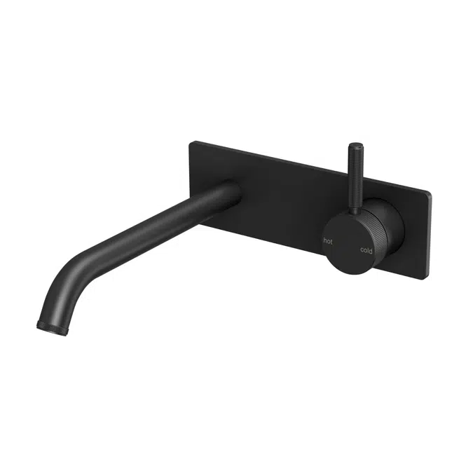 Milli Etch Mat Siyah Duvar Lavabo/Küvet Batarya Seti Kare Kit 2269423