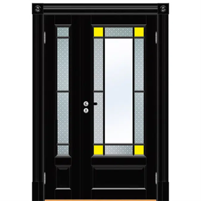 Superior Arv 7215 Double Unequal Interior Door