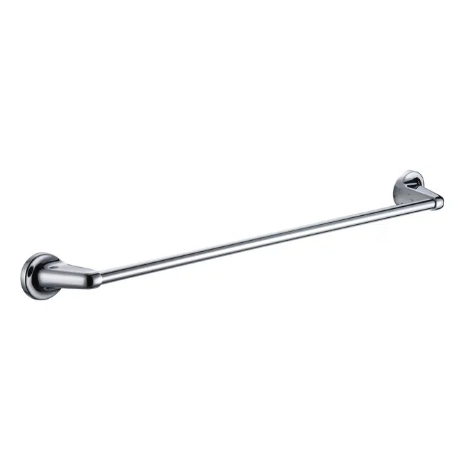 Base Chrome Single Towel Rail 800mm 9503330
