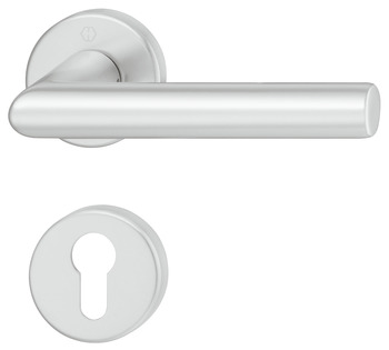 Half set, aluminium, Hoppe, Amsterdam 1400/19/19S - 904.80.280